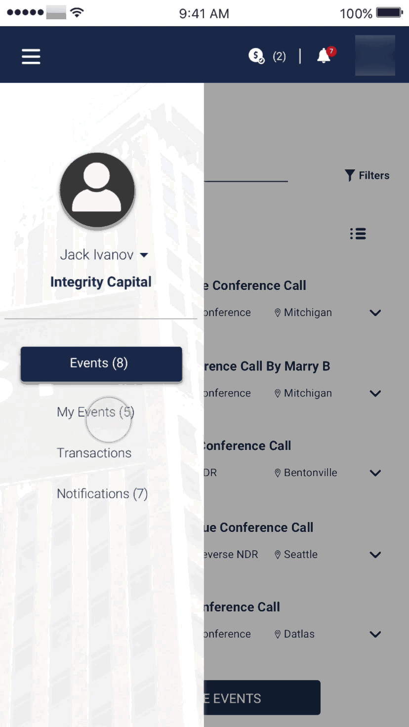 UX Project-Manage Events-Elise Fu